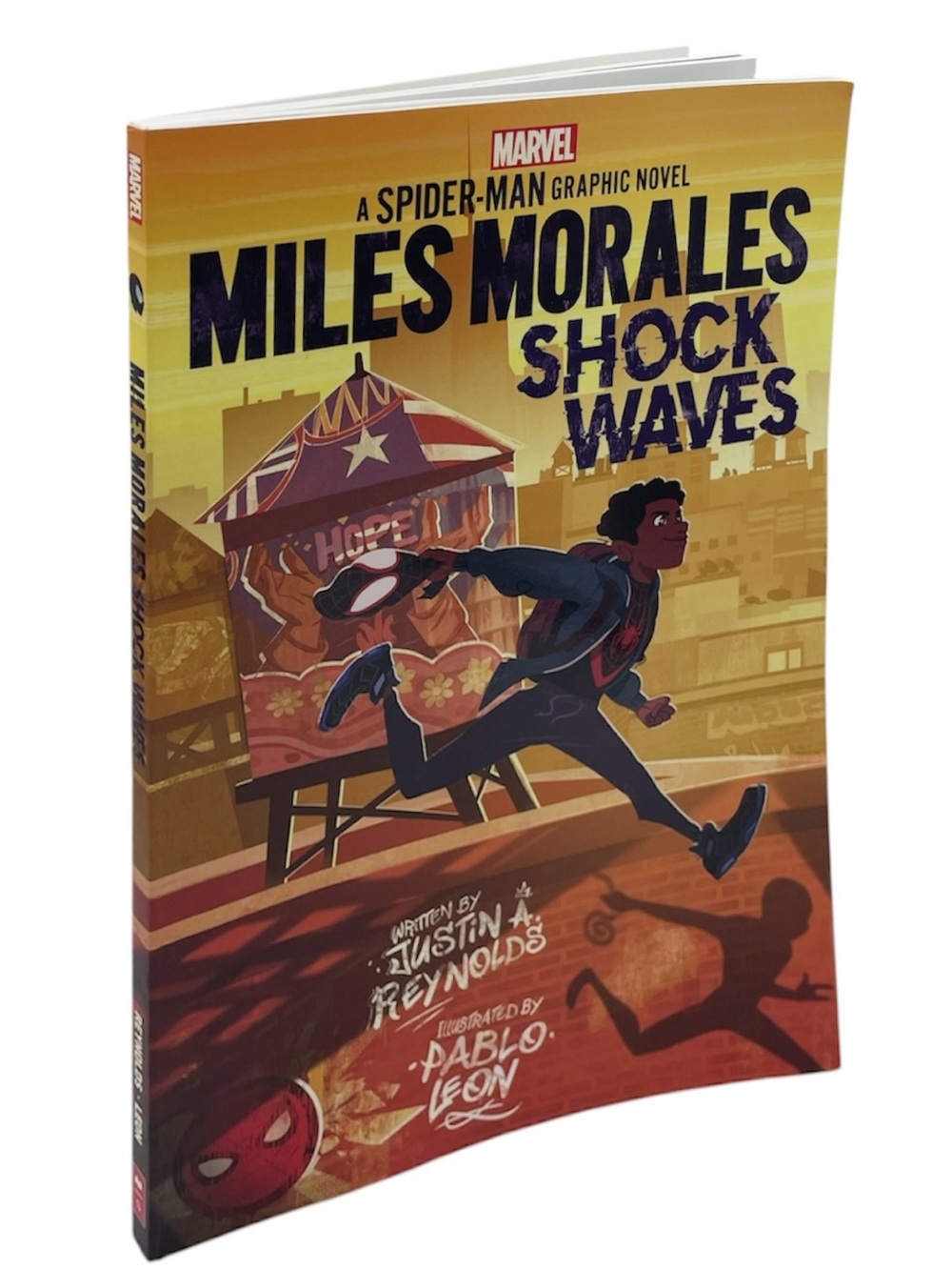 Spiderman- Miles Morales Shock Waves paperback book-New
